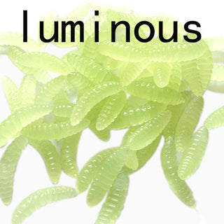 Maggot Grub Soft Lure 50PCS 2cm 0.3g