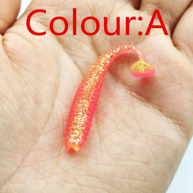 Artificial Soft Bait Worm 10pcs/lot