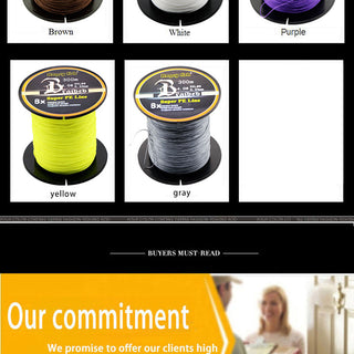 300 Meters 8 Strands Braided Fishing Line